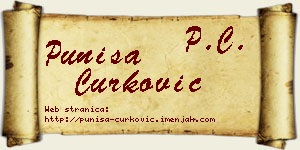 Puniša Ćurković vizit kartica